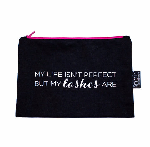 My Life Isn't Perfect Makup Bag (Black)