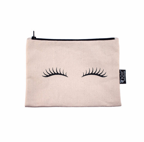 Lashes Makeup Bag (Natural)